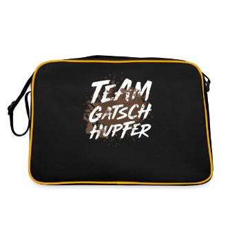 Team Gatschhupfer Course d’obstacles Tenue de groupe - Sac Retro - noir/or - Dos