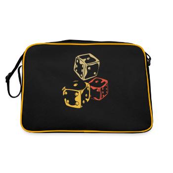 Rétro vintage jeu de plateau - Sac Retro - noir/or - Dos