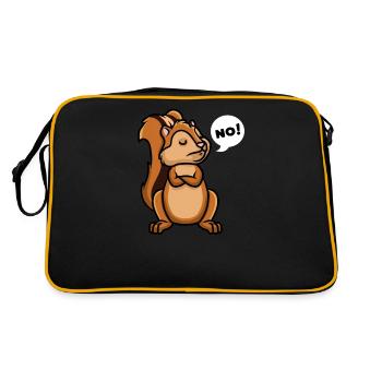 Chipmhörchen Cheek squirrel - Retro Bag - black/gold - Back