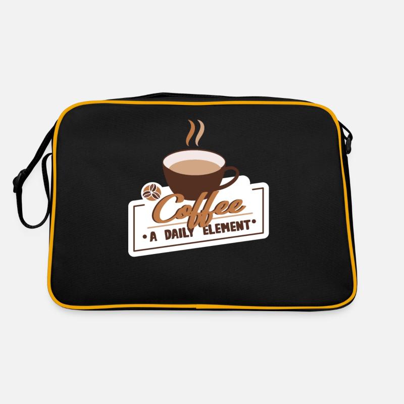 Kaffee Kaffeetrinker Kaffeeliebhaber Retro Tasche