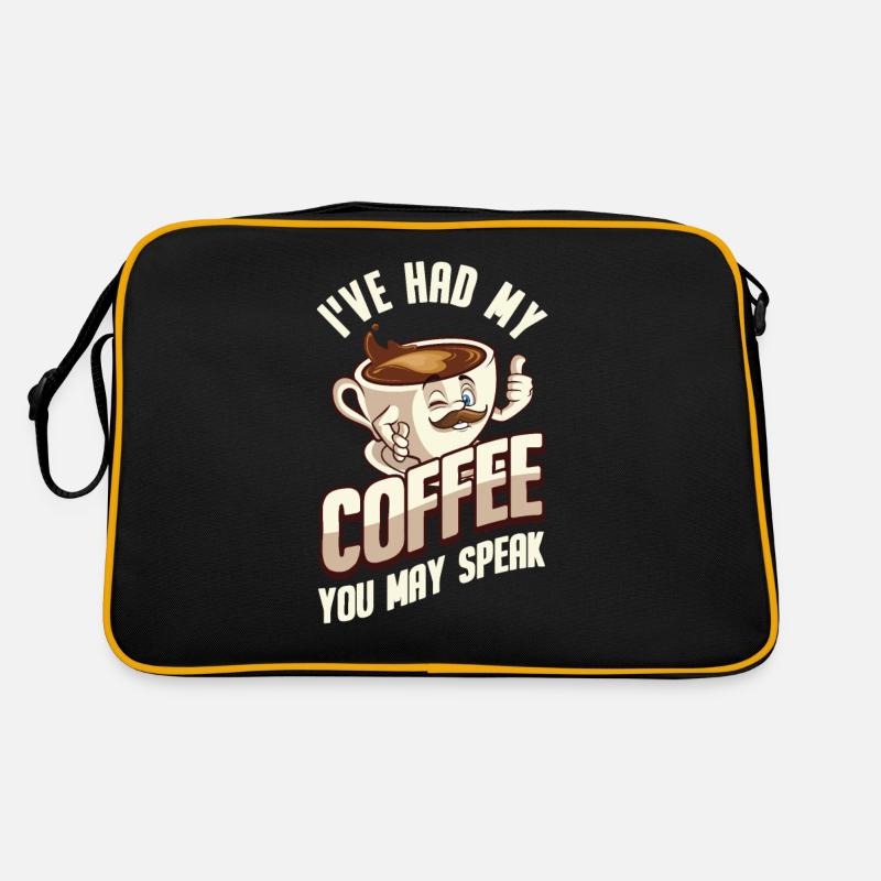 Kaffee Kaffeetrinker Kaffeeliebhaber Retro Tasche