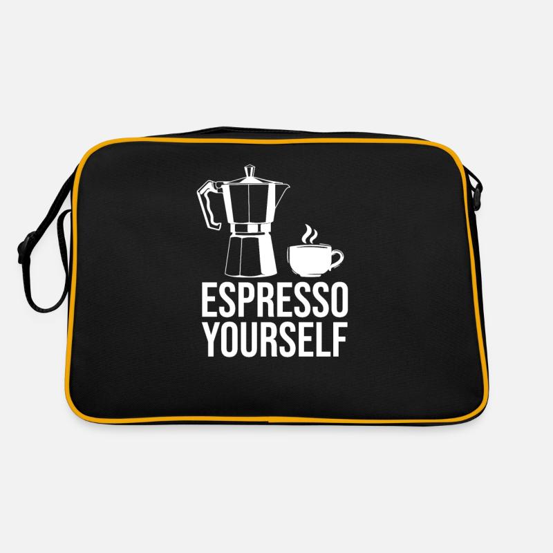 Kaffee Kaffeetrinker Kaffeeliebhaber Retro Tasche
