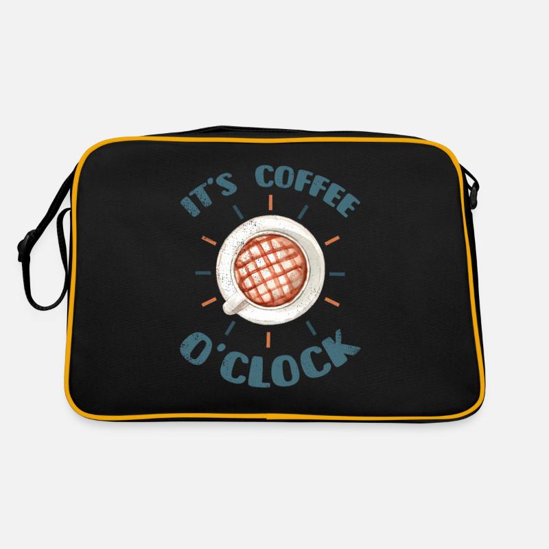 Kaffee Kaffeetrinker Kaffeeliebhaber Retro Tasche