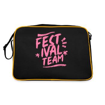 Festival Team Festival-goers Festivals Musikfest - Retro Bag - black/gold - Back