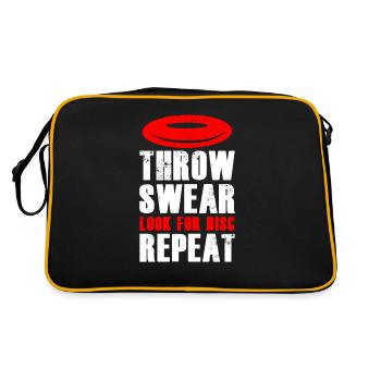 Frisbee Golf - Sac Retro - noir/or - Dos