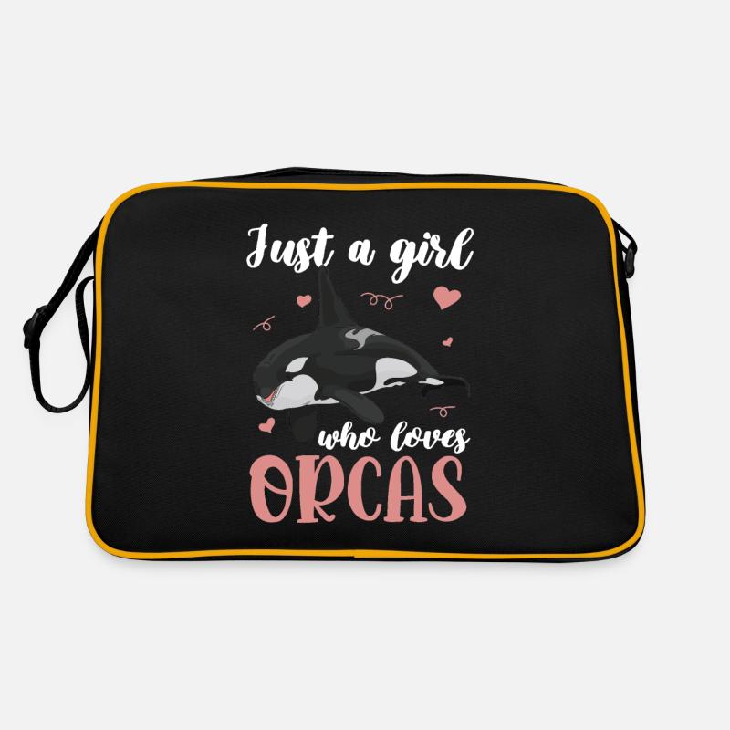 Orque / Baleine à épée Just A Girl Who Loves Orcas Orcas Sac Retro