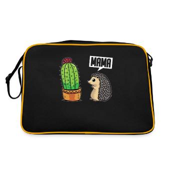 Hedgehog - Retro Bag - black/gold - Back