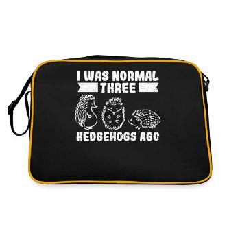 Hedgehog - Retro Bag - black/gold - Back