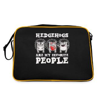 Hedgehog - Retro Bag - black/gold - Back