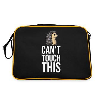 Hedgehog - Retro Bag - black/gold - Back
