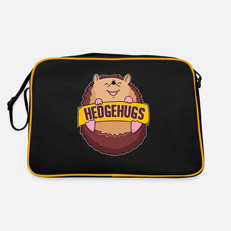 Hérisson - Sac Retro - noir/or