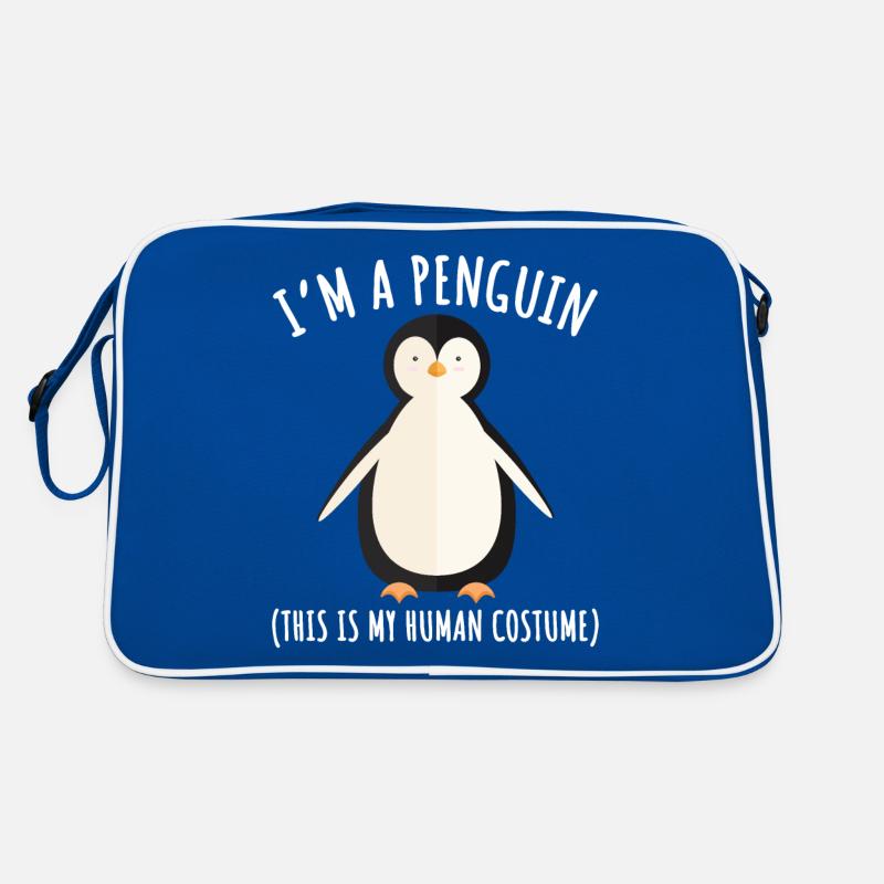 Funny costume penguins theme I'm a Penguin This Retro Bag