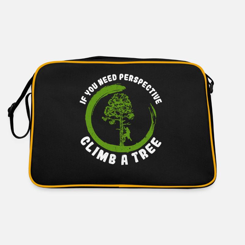 Tree Climbing Arborist Arborist Tree Climber Retro Bag