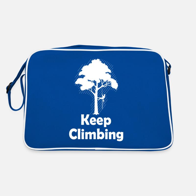 Baumklettern Baumpfleger Arborist Baumkletterer Retro Tasche