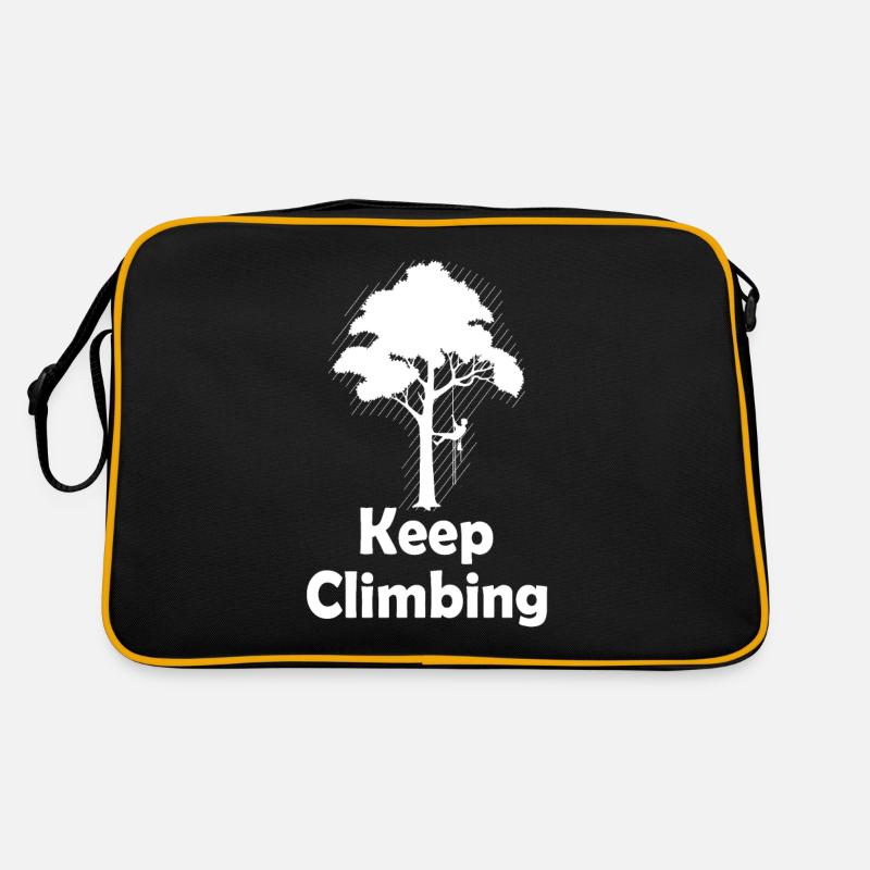 Baumklettern Baumpfleger Arborist Baumkletterer Retro Tasche