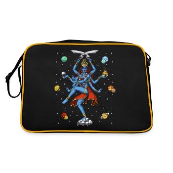 Déesse hindoue Kali - Sac Retro - noir/or - Dos