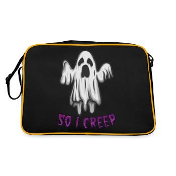 So I Creep Halloween 2021 Ghost Fast - Retro Bag - black/gold - Back
