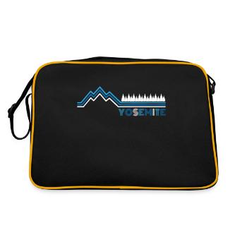 Yosemite Parc National Aventure Retro Cadeau - Sac Retro - noir/or - Dos