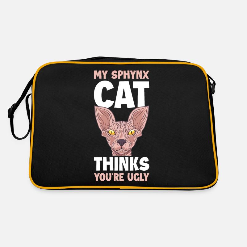My Sphynx Thinks Youre Ugly Sphynx cadeau chat Sac Retro