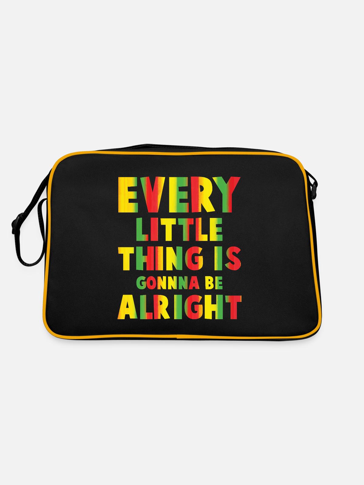Reggae - Sac Retro - noir/or - Dos