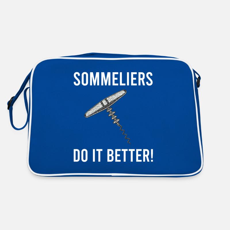 Funny sommelier Sommeliers make it better Wei Retro Bag
