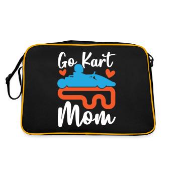 GoKart Mama Go Kart Mom - Sac Retro - noir/or - Dos