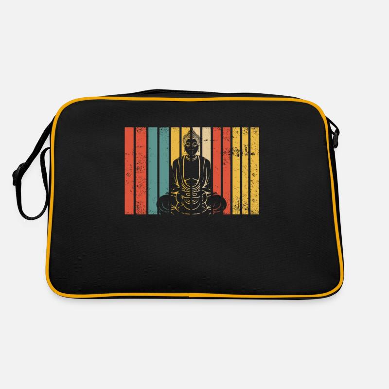 Rétro Bouddha bouddhiste bouddhiste vintage bouddhiste Sac Retro