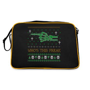 Whos This Freak Ugly Halloween 2021 Partner Look - Retro Bag - black/gold - Back