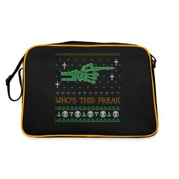 Whos This Freak Ugly Halloween 2021 Partner Look - Retro Bag - black/gold - Back