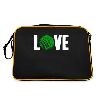 Golfeur Golf golf golf golf - Sac Retro - noir/or - Dos