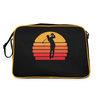 Golf rétro golf golf golf - Sac Retro - noir/or - Dos