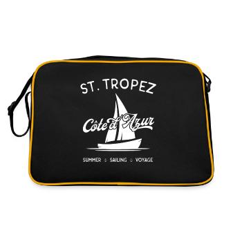 Saint Tropez Côte d’Azur Summer Sailing Voyage - Sac Retro - noir/or - Dos