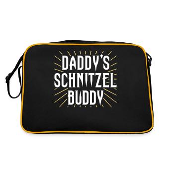 Daddy's Schnitzel Buddy - Retro Bag - black/gold - Back