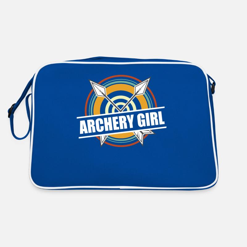 Bogenschütze Bogensport Pfeil Bogen Bogenschießen Retro Tasche