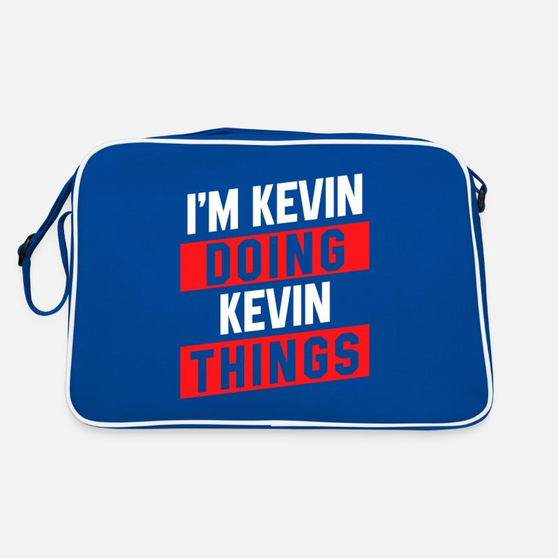 I'm Kevin Doing Kevin Things - Funny First Name Retro Bag