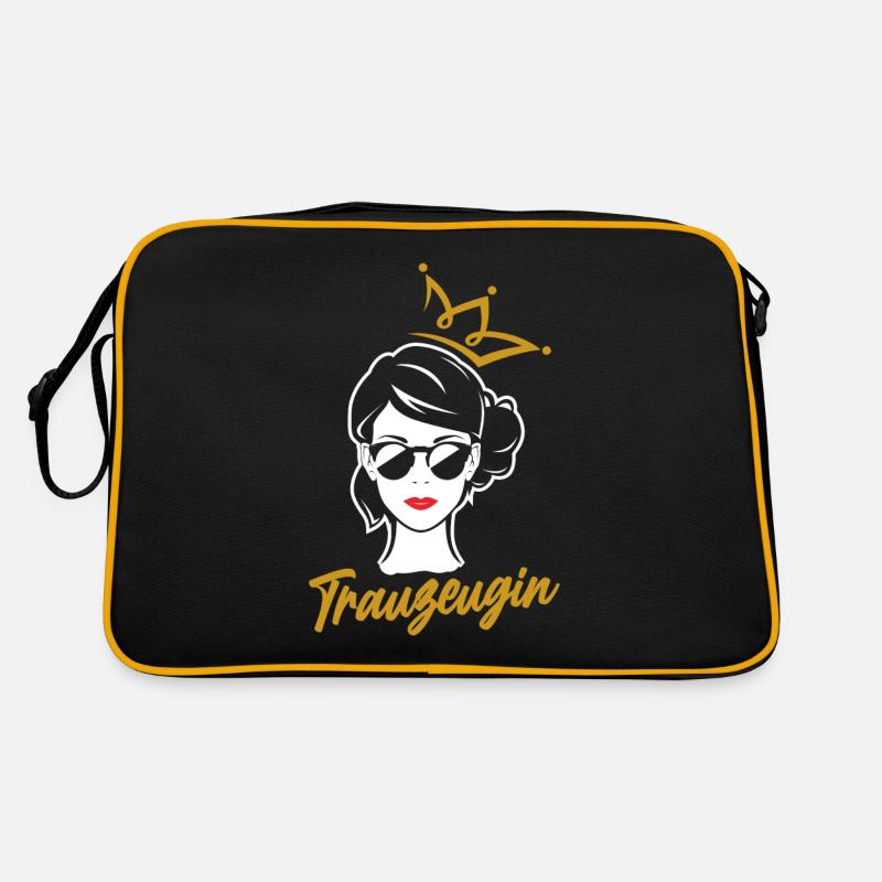Ich Bin Trauzeugin Lustiges Trauzeugin Geschenk Retro Tasche