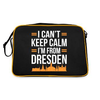 Dresden - Retro Bag - black/gold - Back