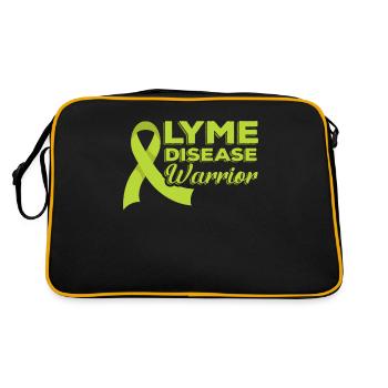 Lyme Disease Warrior Lyme Disease Warrior - Retro Bag - black/gold - Back