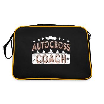 Autocross Coach - Sac Retro - noir/or - Dos