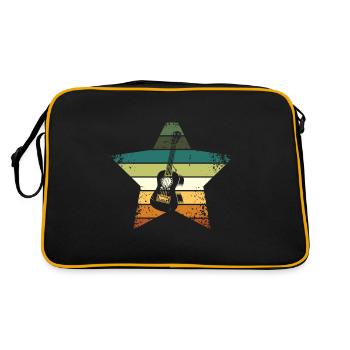Ukulele Vintage - Retro Bag - black/gold - Back