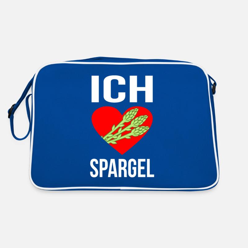 Spargel Retro Tasche