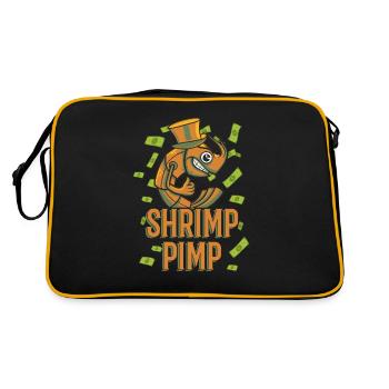 Fish Tank Aquarium Shrimp Pimp - Retro Bag - black/gold - Back