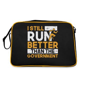 Amputation Rollstuhl - Retro Tasche - Schwarz/Gold - Hinten