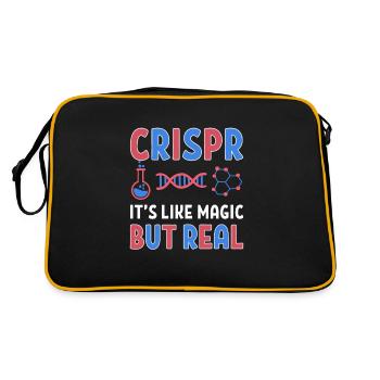 Scientifique Crispr génétique professeur de biologie - Sac Retro - noir/or - Dos