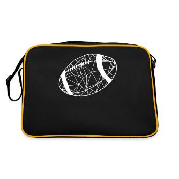 Rugby - Retro Bag - black/gold - Back