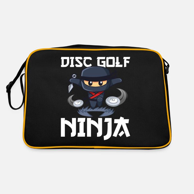 Frisbee Golf - Sac Retro - noir/or