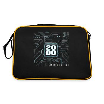 Anniversaire 2000 00 Vintage Vintage Vintage Millésime Cadeau - Sac Retro - noir/or - Dos