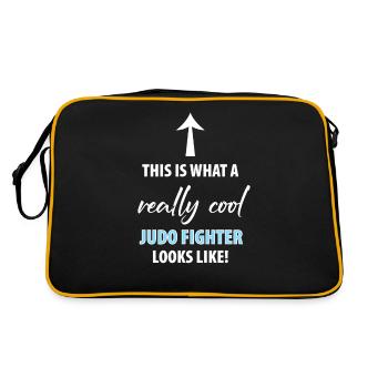 Judo Judo Fighter Martial Arts - Retro Bag - black/gold - Back