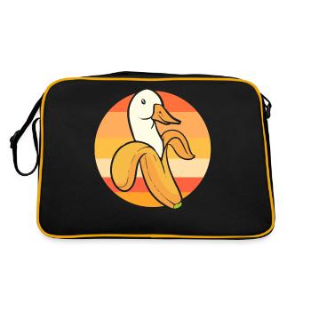 Des bananes fruitées - Sac Retro - noir/or - Dos