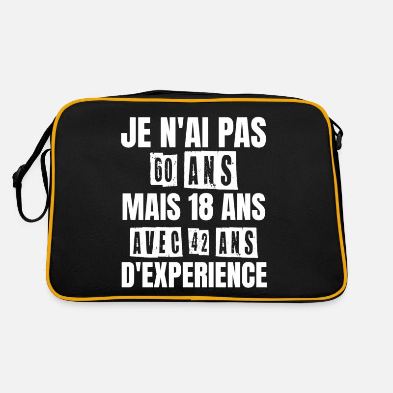 Cadeau d'anniversaire 60 ans Sac Retro